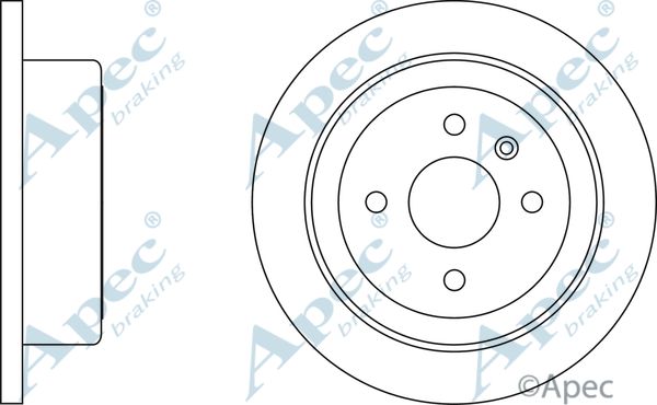 APEC BRAKING Тормозной диск DSK2067